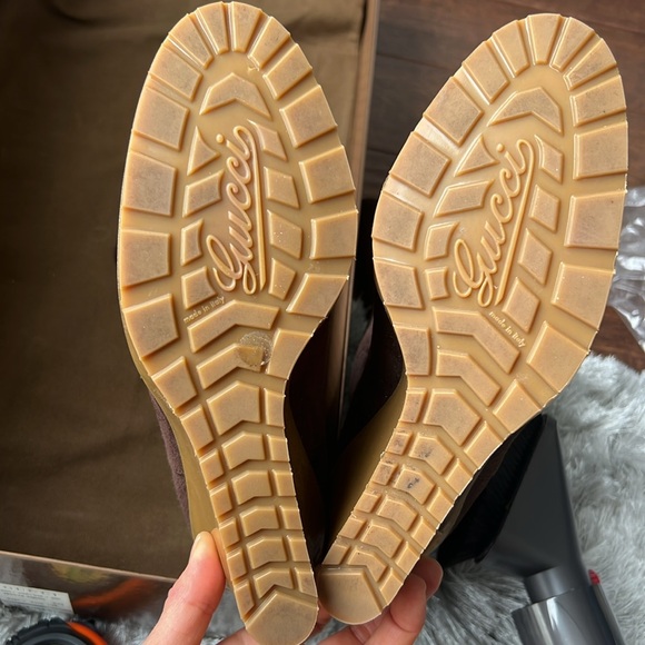 Gucci Suede Knee-High Boots - Picture 8 of 8